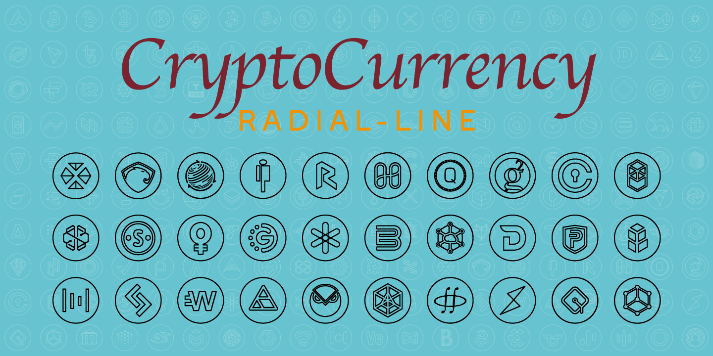 Example font Cryptocurrency #4